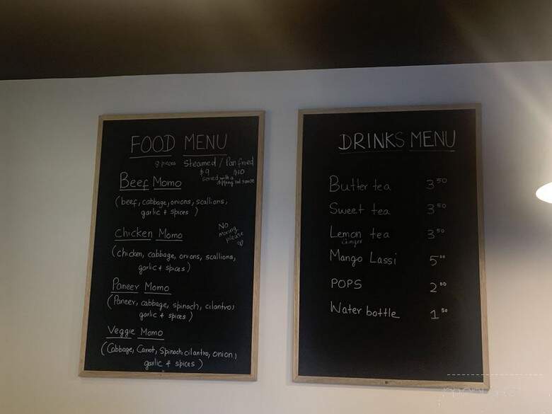 Himalayan Momo House - Toronto, ON menu_pic