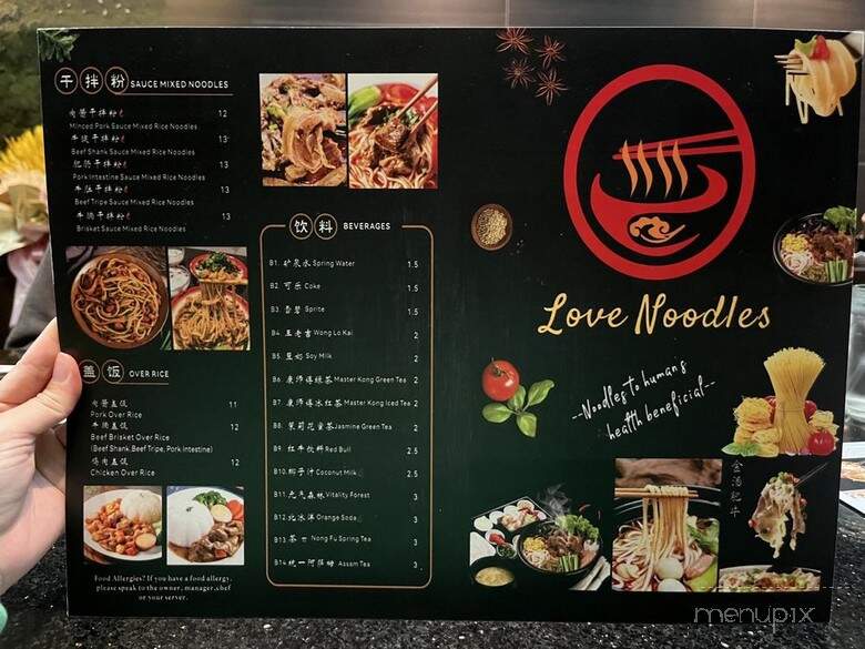 Love Noodle - Philadelphia, PA menu_pic
