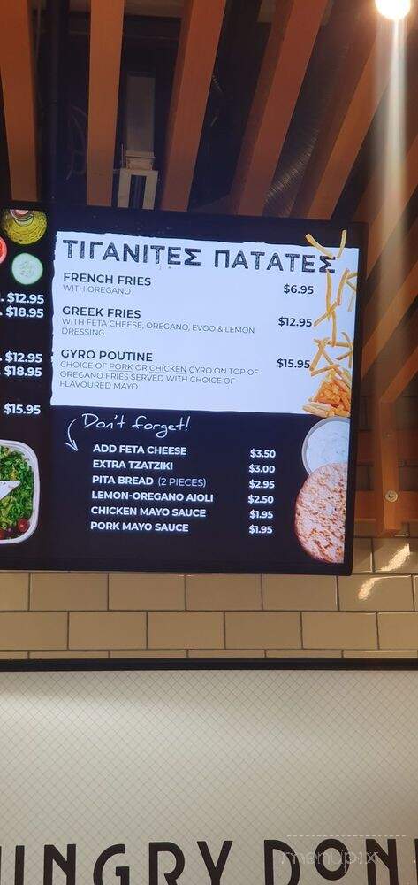 The Hungry Donkey - Newmarket, ON menu_pic