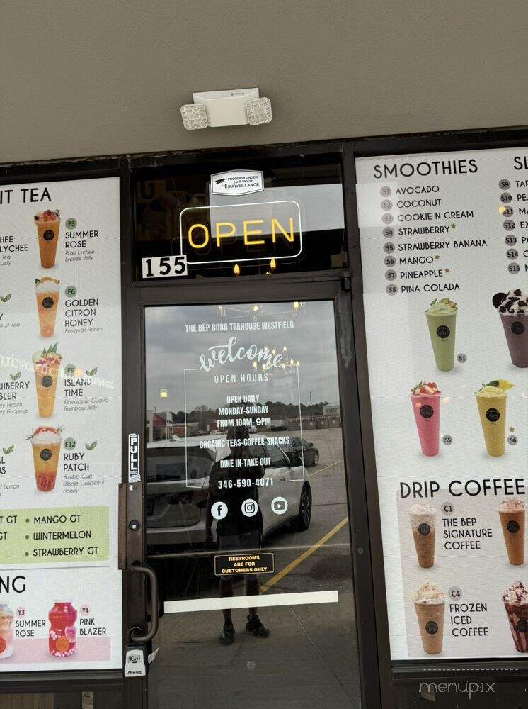 The Bep Teahouse - Houston, TX menu_pic