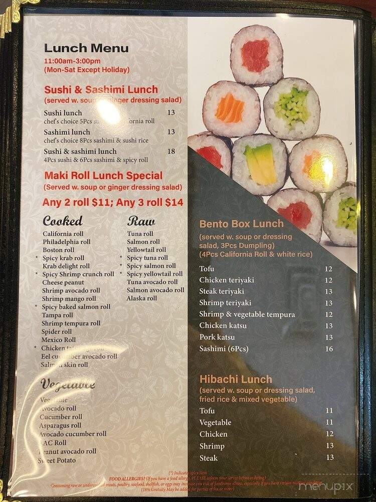 Kitsune Sushi House - Clearwater, FL menu_pic