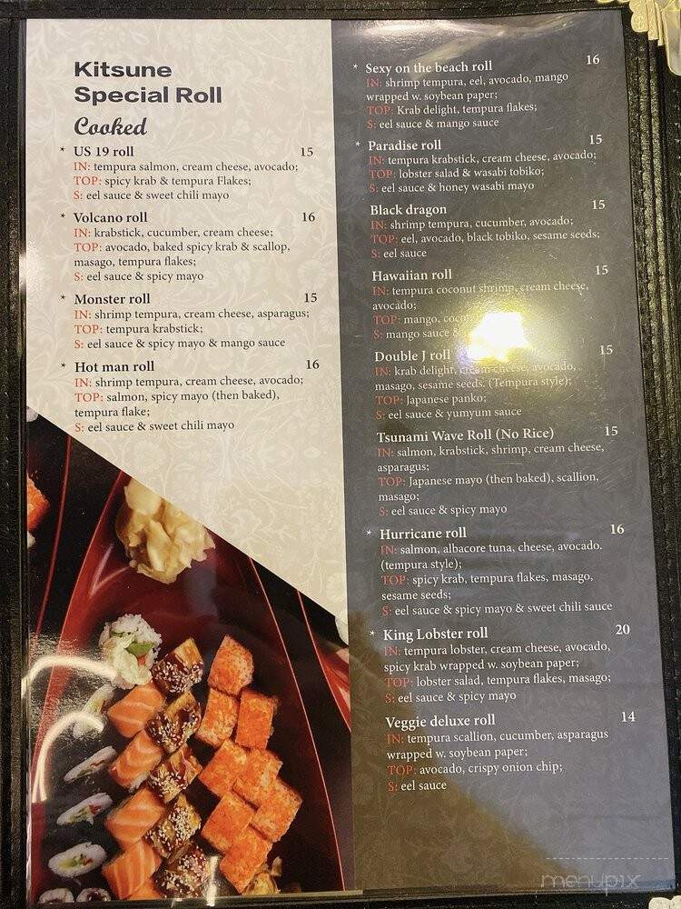 Kitsune Sushi House - Clearwater, FL menu_pic