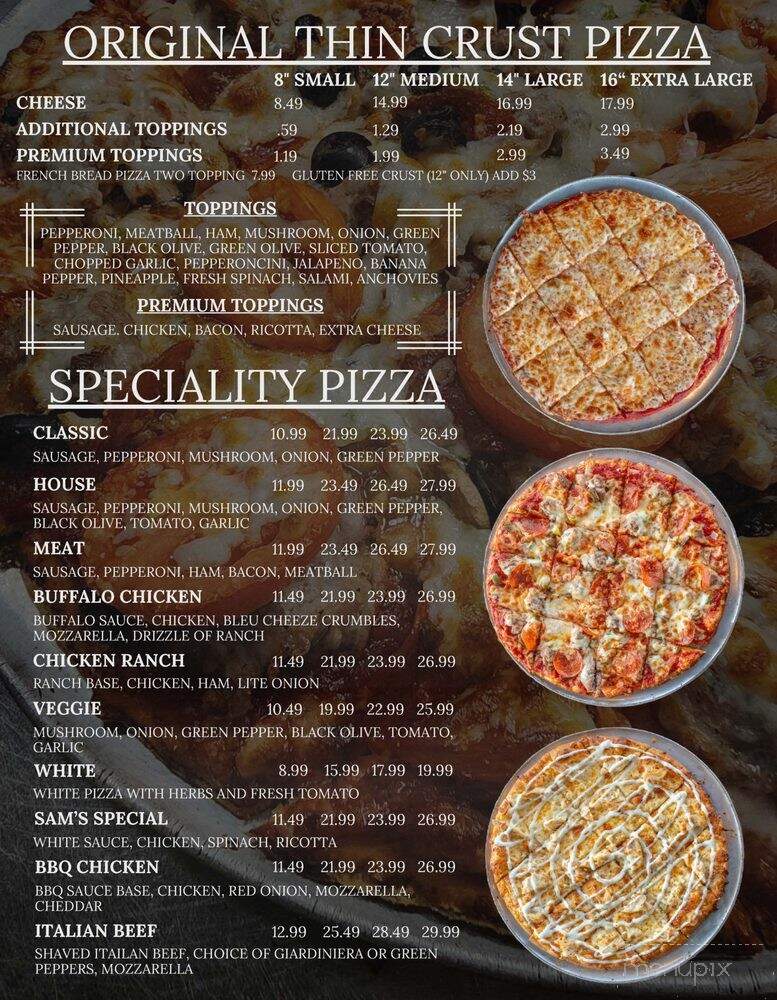 Wrigley's Pizza - St. Petersburg, FL menu_pic