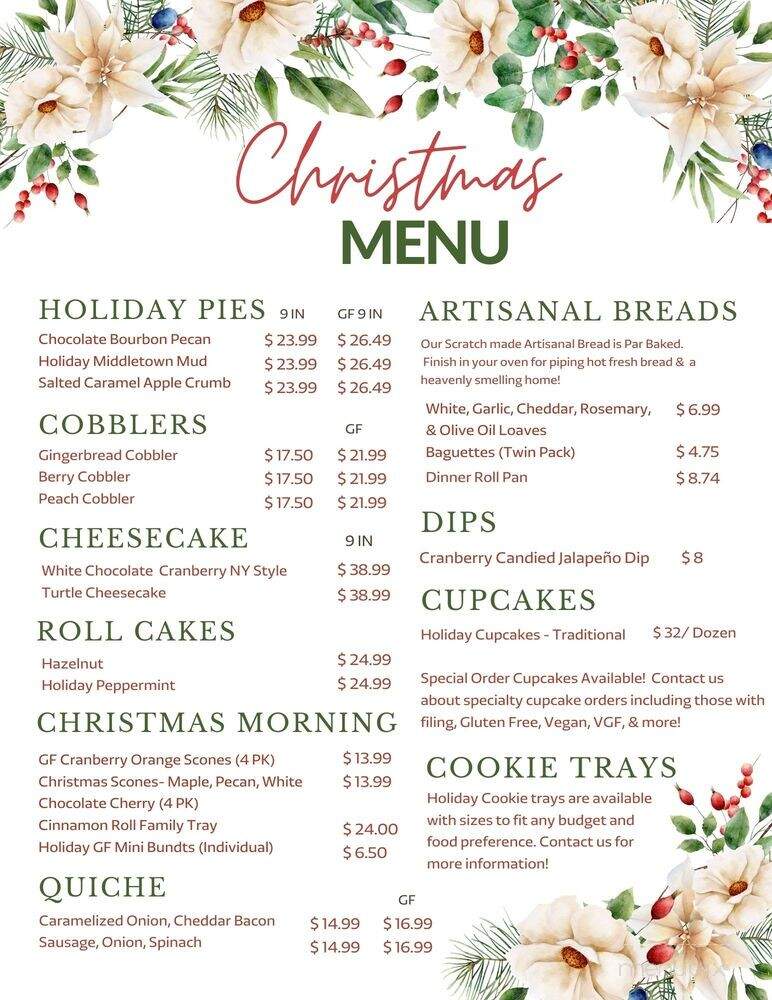 Blue Ridge Baking Company - Middletown, VA menu_pic