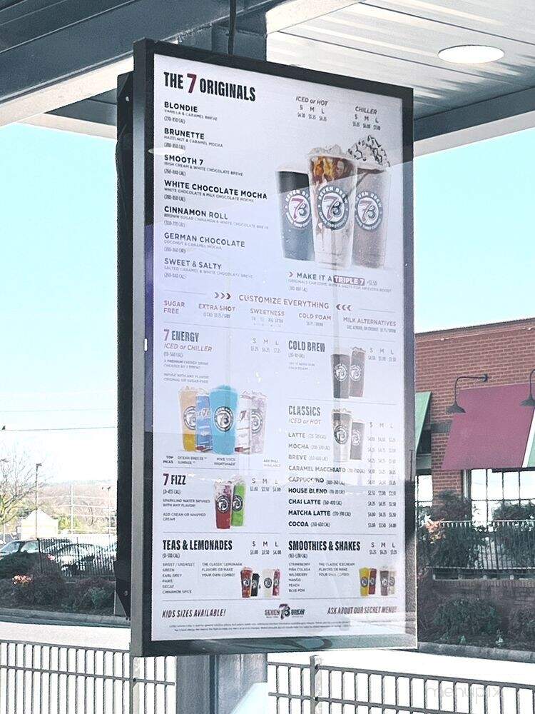 7 Brew Coffee - Harrisonburg, VA menu_pic
