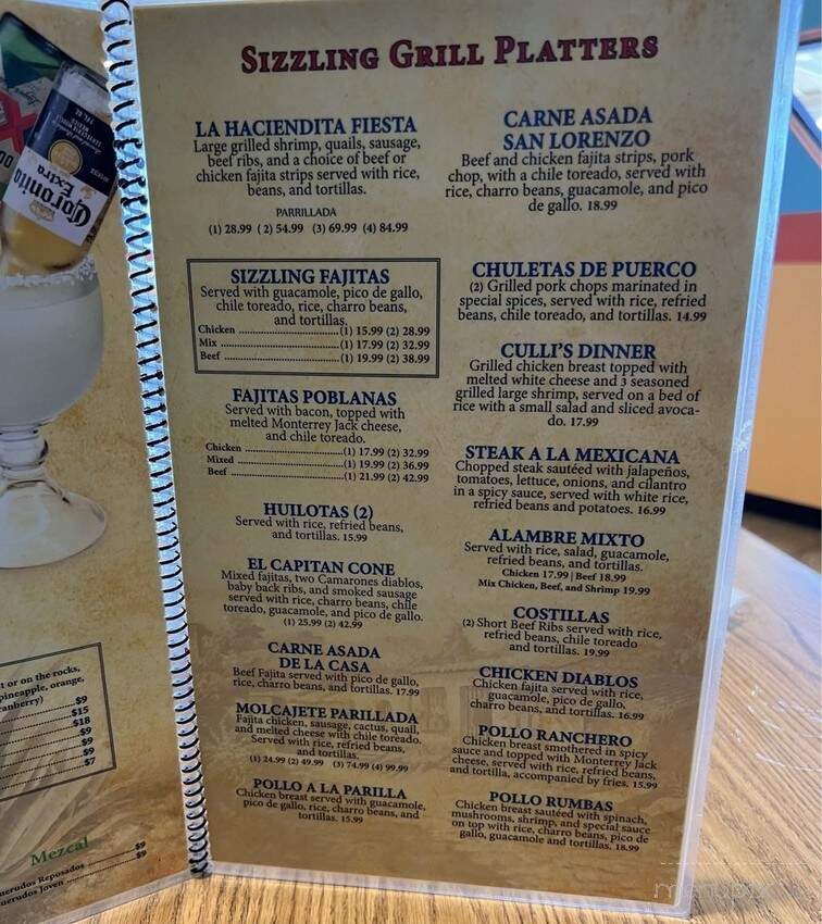 La Haciendita Mexican Restaurant - Humble, TX menu_pic