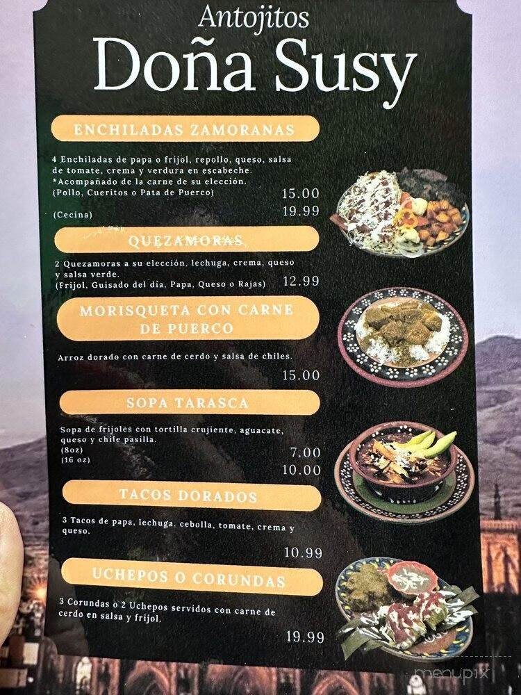 Antojitos Dona Susy - Delano, CA menu_pic
