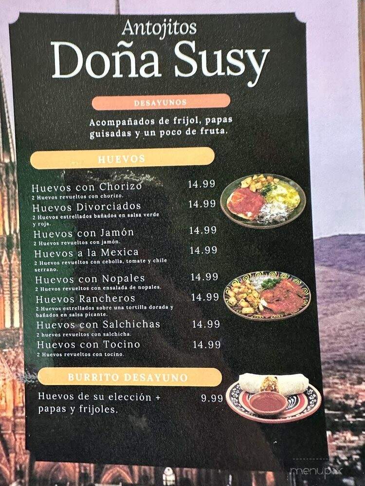Antojitos Dona Susy - Delano, CA menu_pic
