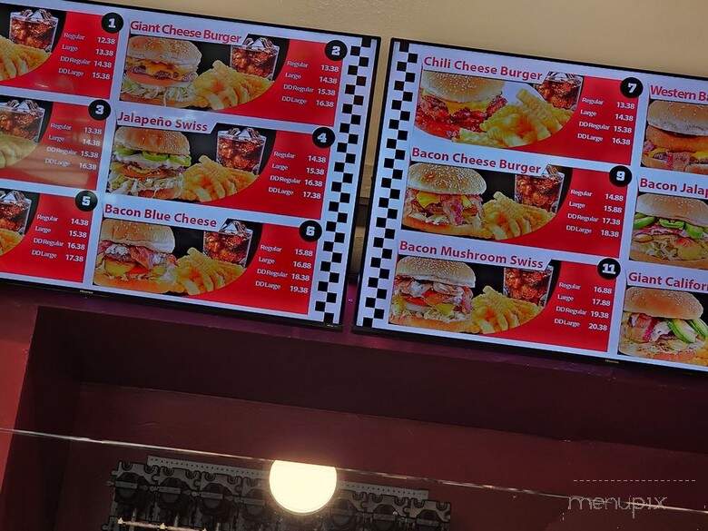 Bob's Giant Burger - Modesto, CA menu_pic