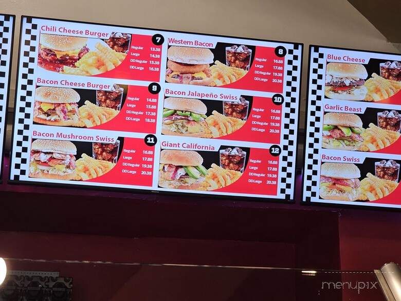 Bob's Giant Burger - Modesto, CA menu_pic