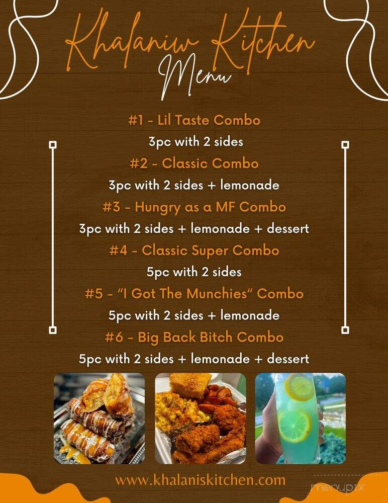 Khalanis Kitchen - Indianapolis, IN menu_pic