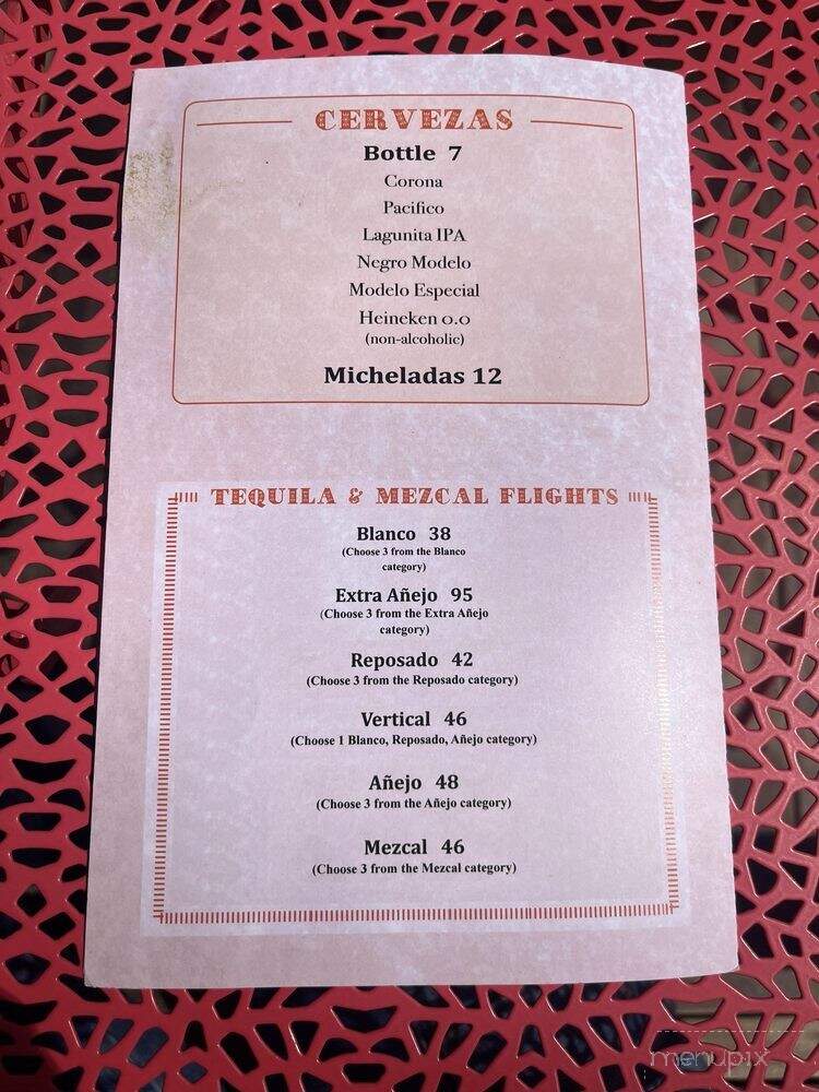 Ruta Oaxaca Mexican Cuisine - Brooklyn, NY menu_pic