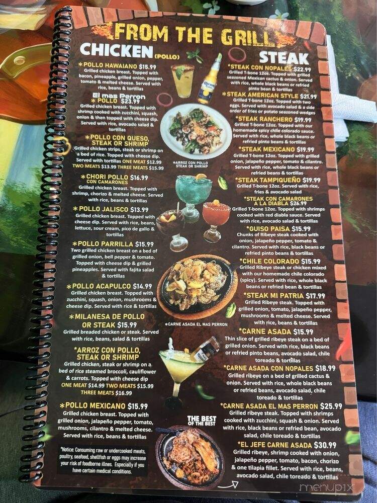 Mi patria Mexican Restaurant - Murfreesboro, TN menu_pic