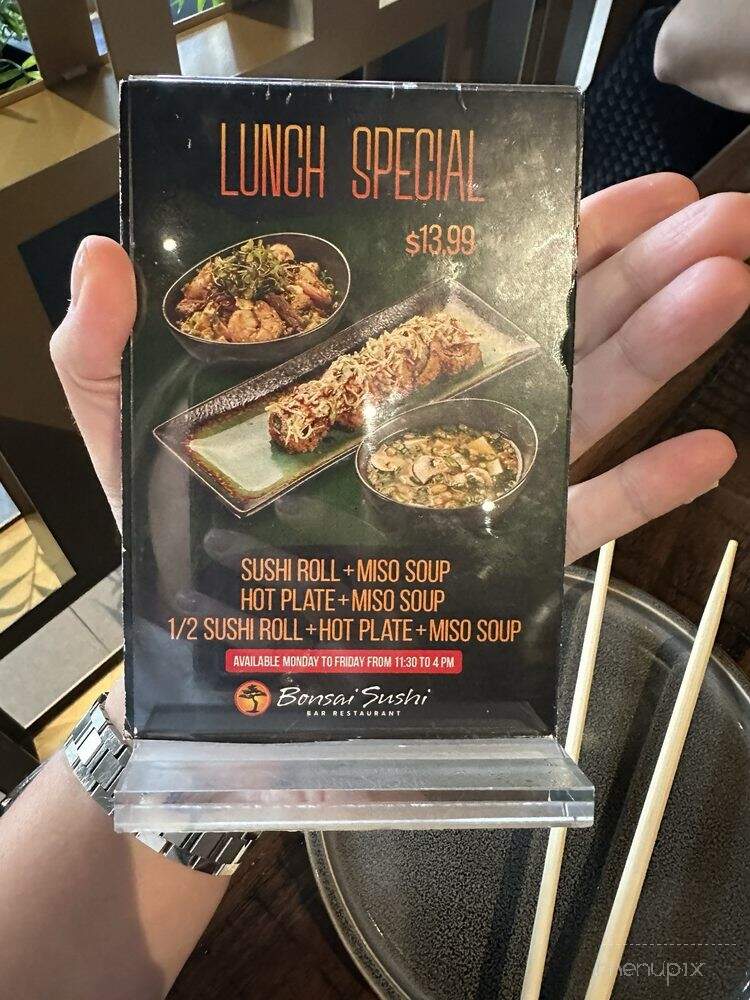 Bonsai Sushi - Doral, FL menu_pic