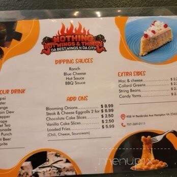 Nothing but Wings and Things - Hampton, VA menu_pic
