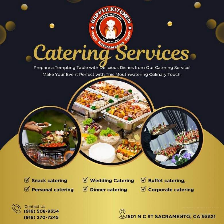Happyz Kitchen - Sacramento, CA menu_pic
