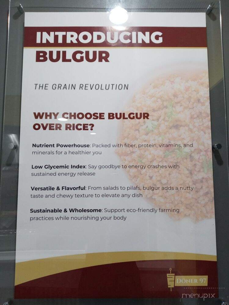 Doner 97 - Chicago, IL menu_pic