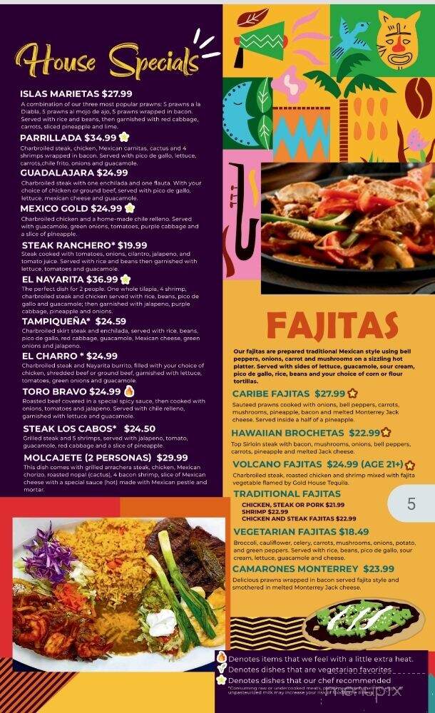 Puerto Penasco Mexican Restaurant - Lyman, WA menu_pic