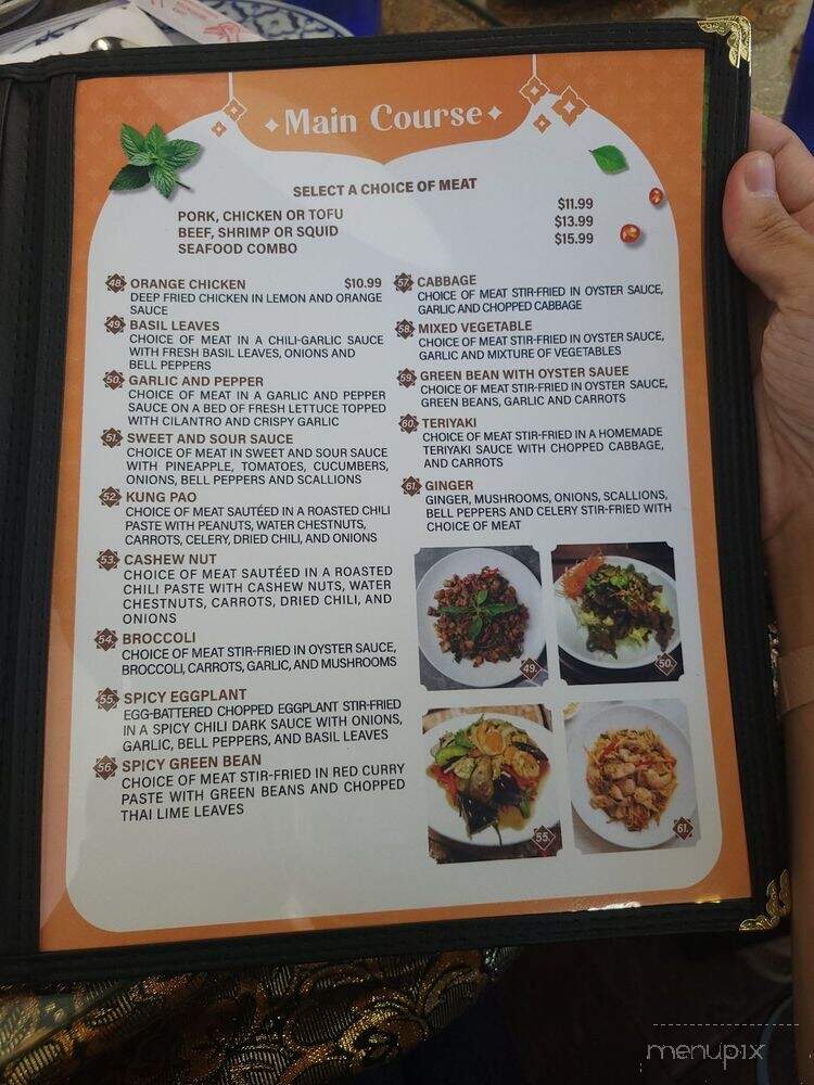 Taste of Siam - Tehachapi, CA menu_pic