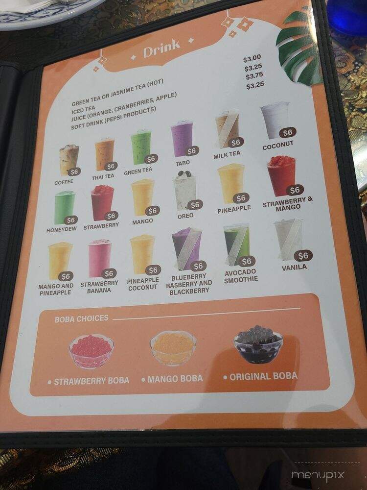 Taste of Siam - Tehachapi, CA menu_pic