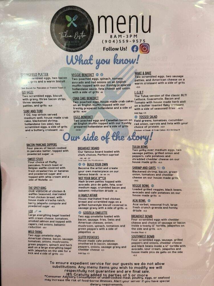 Tulua Bistro - Jacksonville, FL