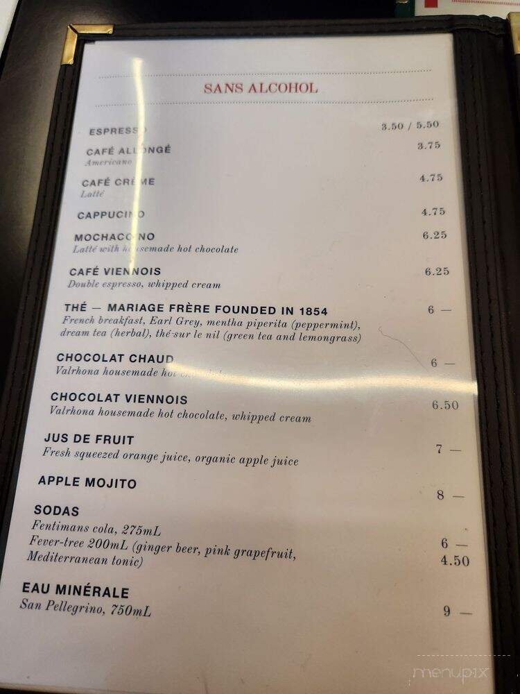 Au Petit Comptoir - Vancouver, BC menu_pic