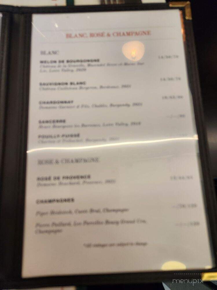 Au Petit Comptoir - Vancouver, BC menu_pic