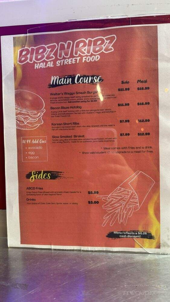 Bibz n Ribz - San Jose, CA menu_pic