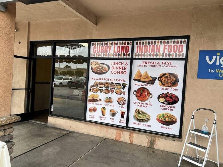 Curry Land Indian Food - Anaheim, CA menu_pic
