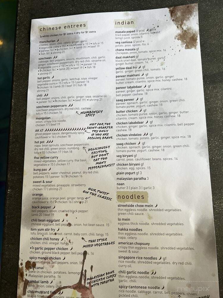 Inchin's Bamboo Garden - Orlando, FL menu_pic