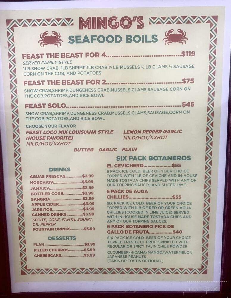 Dona Marinas - East Wenatchee, WA menu_pic