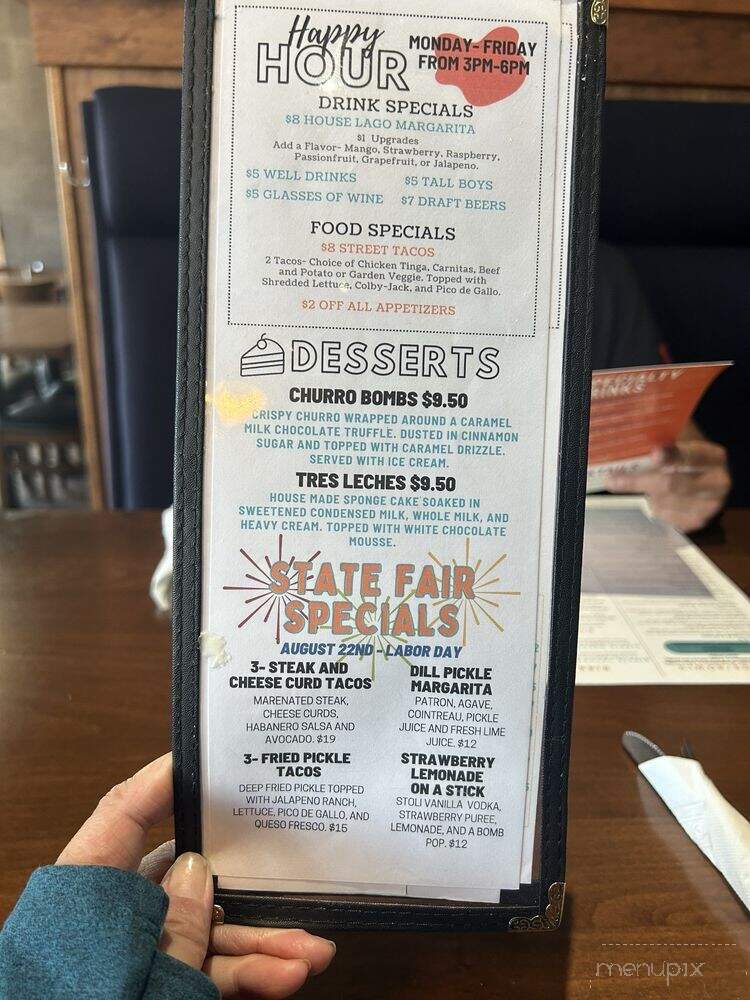 Lago Tacos - Plymouth, MN menu_pic