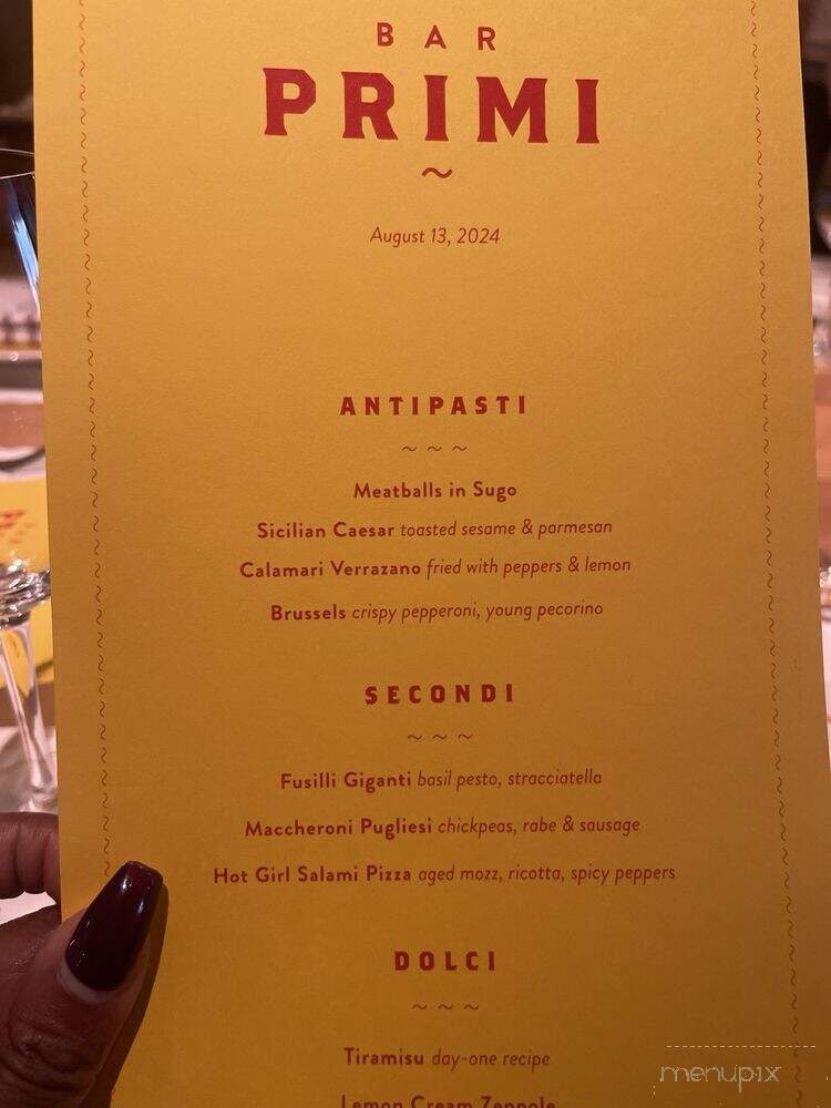 Bar Primi Penn District - New York, NY