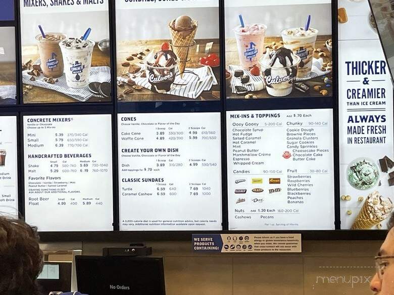 Culver's - Denver, CO menu_pic