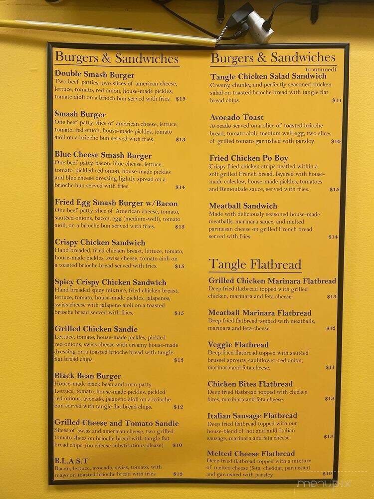 Tasteful Tangle - Reno, NV menu_pic