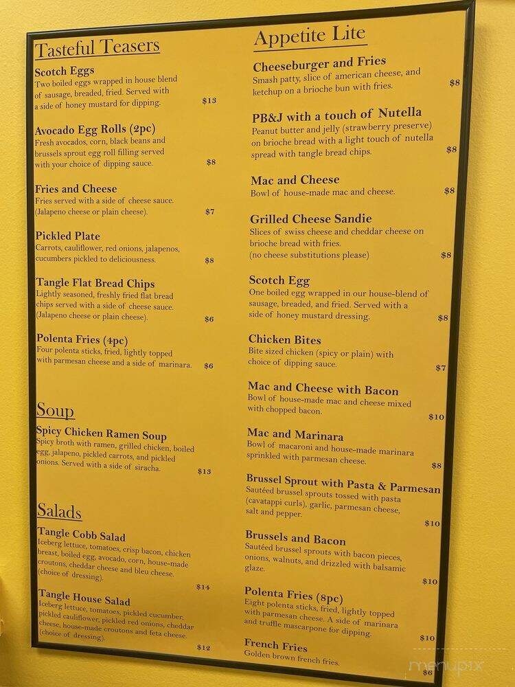 Tasteful Tangle - Reno, NV menu_pic