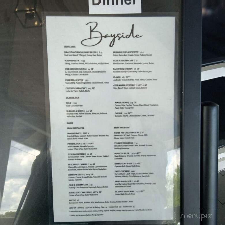 Bayside Kraft Kitchen - Crystal River, FL menu_pic
