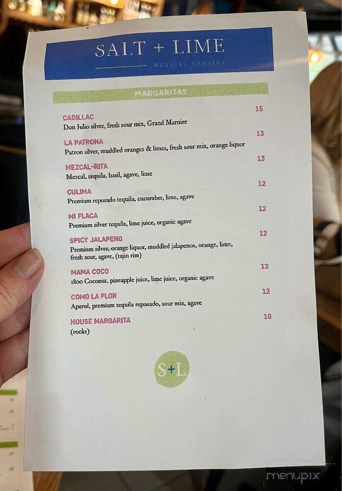 Salt + Lime Mexican Cantina - West Hartford, CT menu_pic