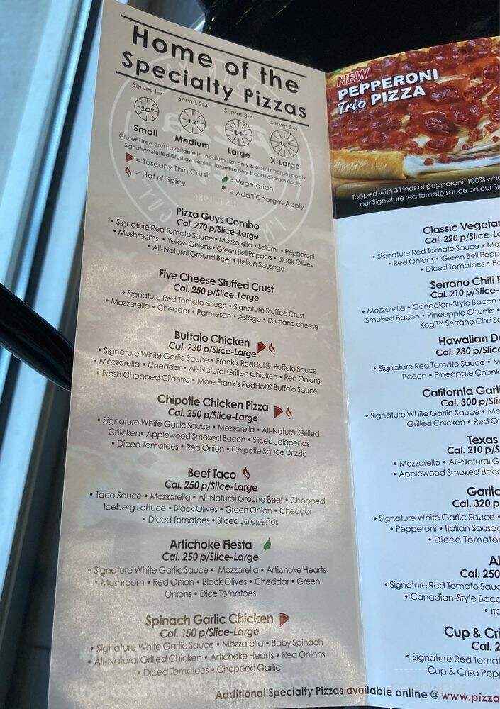 Pizza Guys - Las Vegas, NV menu_pic