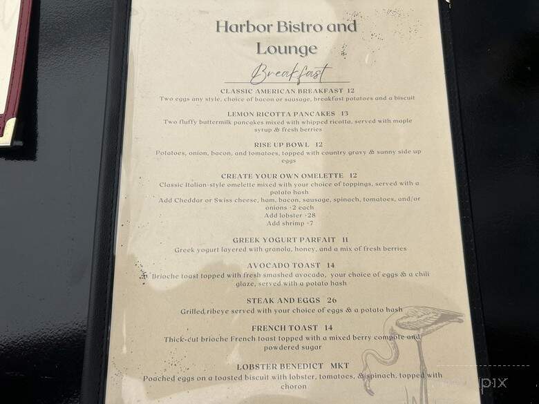 Harbor Bistro & Lounge - Venice, FL menu_pic