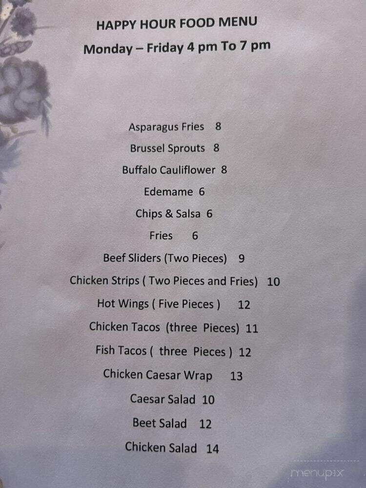Blue Birdy - West Hollywood, CA menu_pic