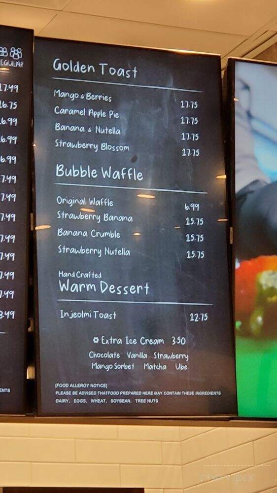 Lumi Dessert Cafe - Redmond, WA menu_pic