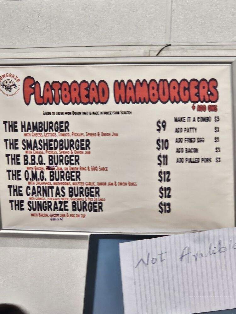 Bungraze - Los Angeles, CA menu_pic
