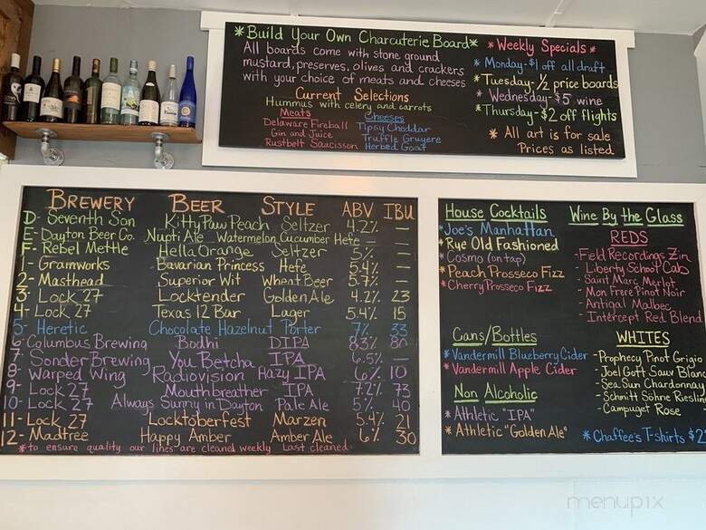 Chaffees Brewhouse - Tipp City, OH menu_pic