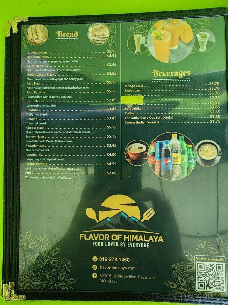 Flavor of Himalaya - Raytown, MO menu_pic
