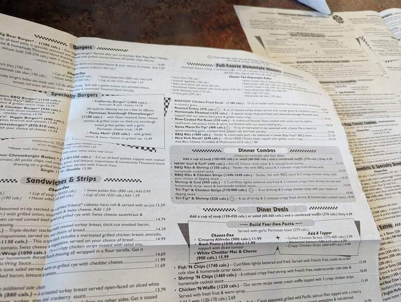 Black Bear Diner - Eloy, AZ menu_pic