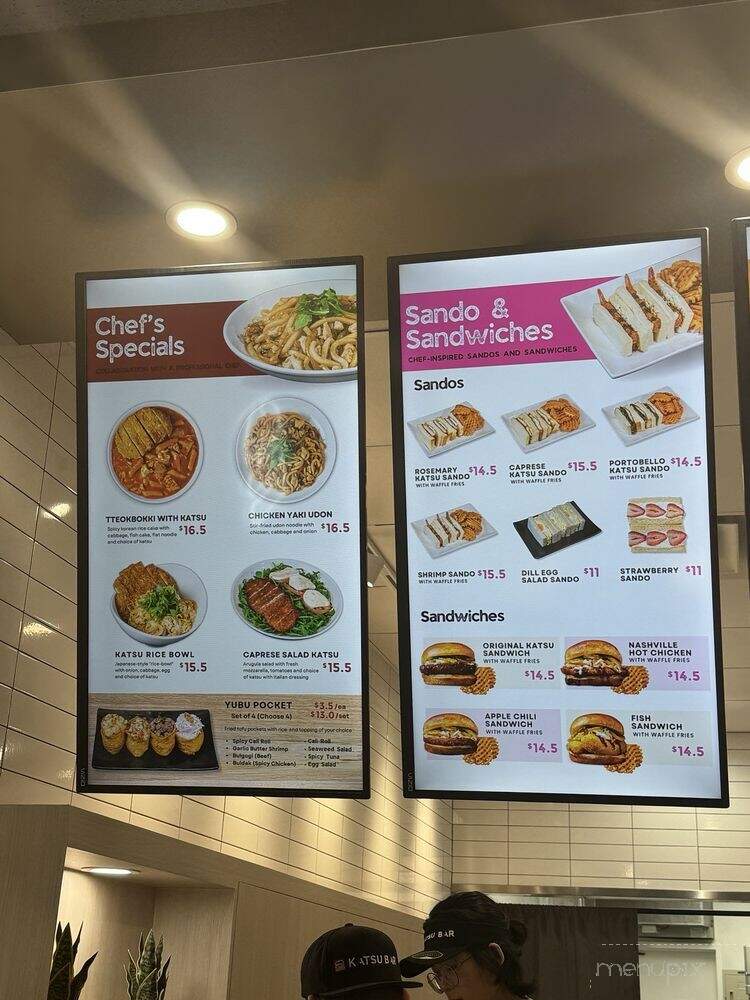 Katsu Bar - Irvine, CA menu_pic