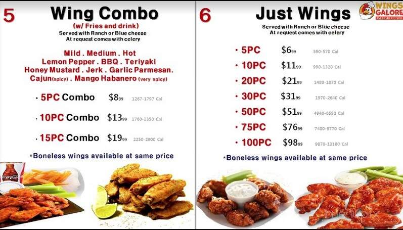 Wings Galore - Park Forest, IL menu_pic