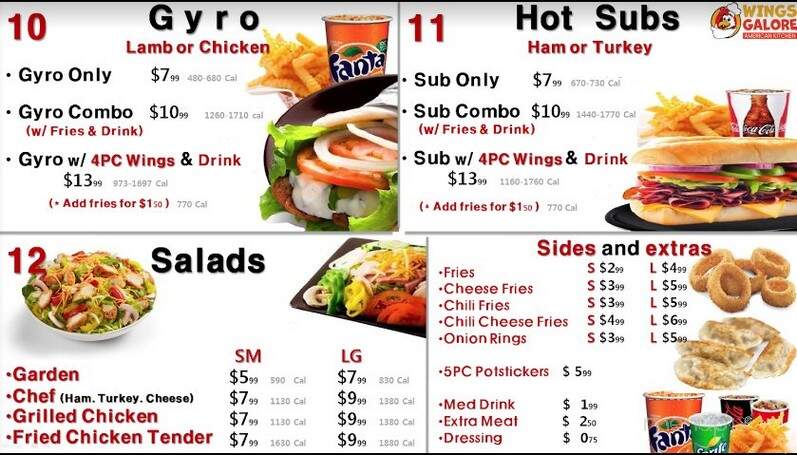 Wings Galore - Park Forest, IL menu_pic
