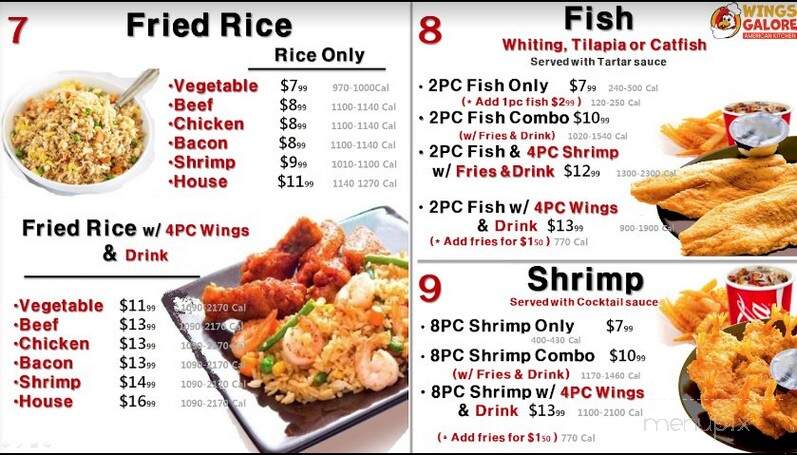 Wings Galore - Park Forest, IL menu_pic